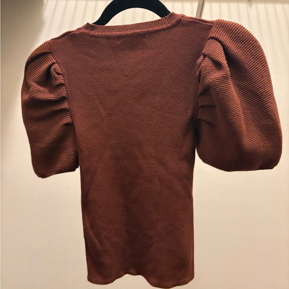 Haute Monde Puff Sleeve Knit Top | Small | Great Condition - Picture 5 of 6